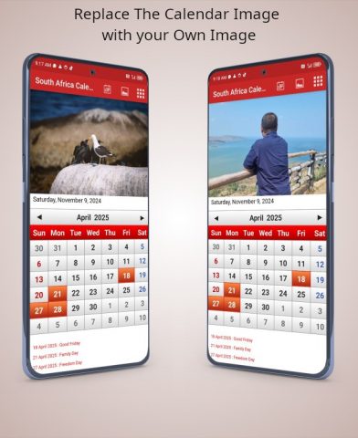 South African Calendar для Android — скриншот 5