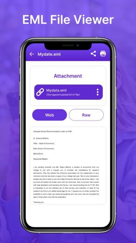 Средство просмотра MSG и EML для Android — скриншот 4