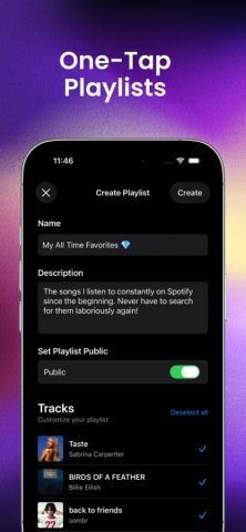 Statiks: Spotify Stats Tracker для iOS — скриншот 5