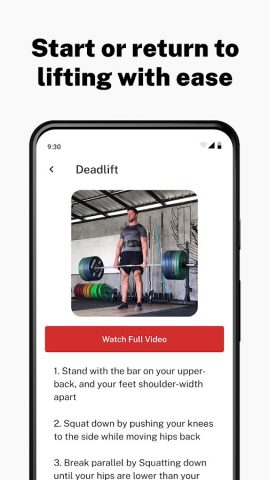 Stronglifts 5×5 Workout для Android — скриншот 4