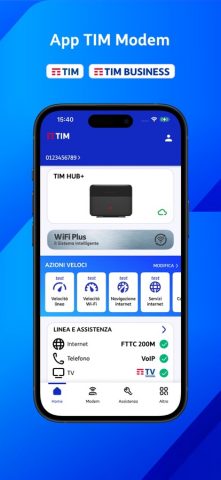 TIM Modem для iOS — скриншот 1