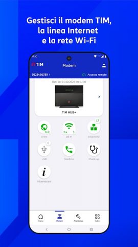 TIM Modem для Android — скриншот 2