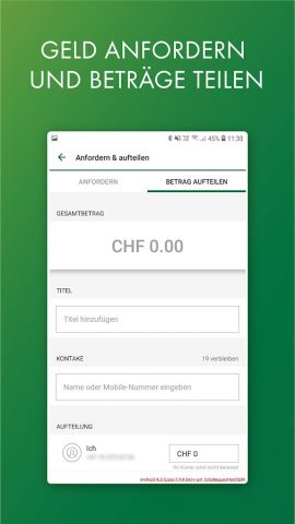 TKB TWINT для Android — скриншот 2