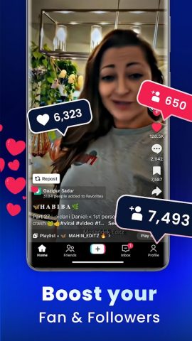TTBoost: Get Likes & Followers для Android — скриншот 1