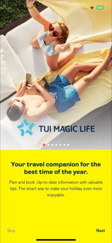 TUI MAGIC LIFE App для iOS — скриншот 1