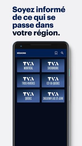 TVA Nouvelles для Android — скриншот 3