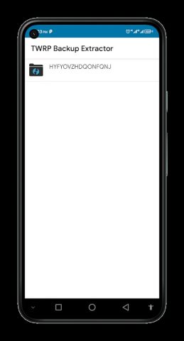 TWRP Backup Extractor для Android — скриншот 1
