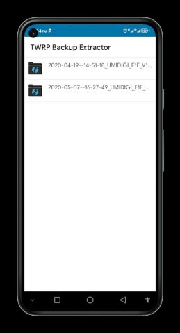 TWRP Backup Extractor для Android — скриншот 2