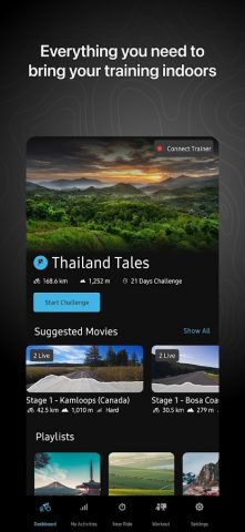 Tacx Training™ для Android — скриншот 1