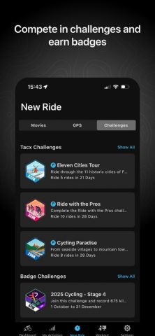Tacx Training™ для iOS — скриншот 5