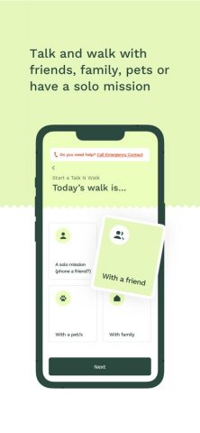 Talk N Walk для iOS — скриншот 3
