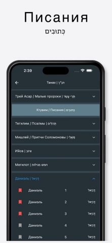 Танах (русский-иврит) + аудио для Android — скриншот 4