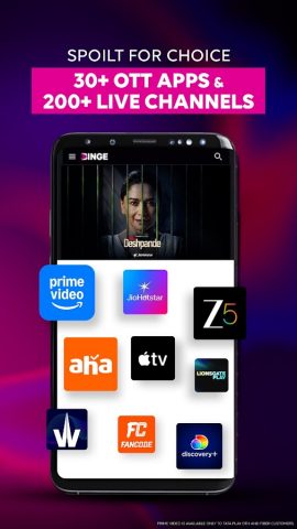 Tata Play Binge: 30+ OTTs in 1 для Android — скриншот 1