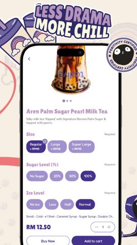 Tealive MY — Order Bubble Tea для Android — скриншот 4