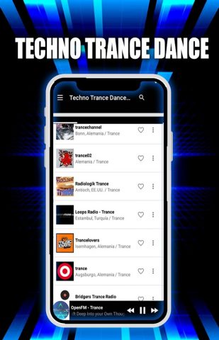 Techno Trance Dance Music для Android — скриншот 2