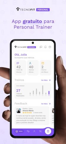 Tecnofit para Personal Trainer для Android — скриншот 1