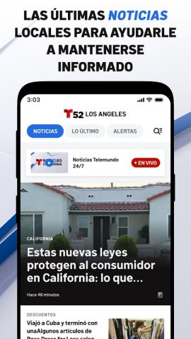 Telemundo 52: Los Ángeles для Android — скриншот 3
