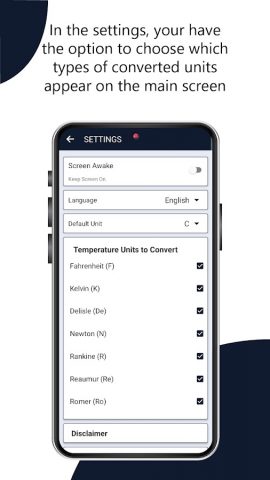 Temperature Converter — f to c для Android — скриншот 4