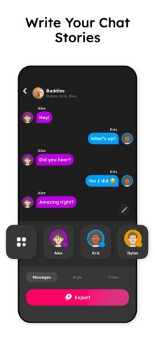 TextingStory Chat Story Maker — скриншот 1
