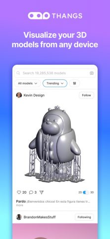 Thangs для iOS — скриншот 4