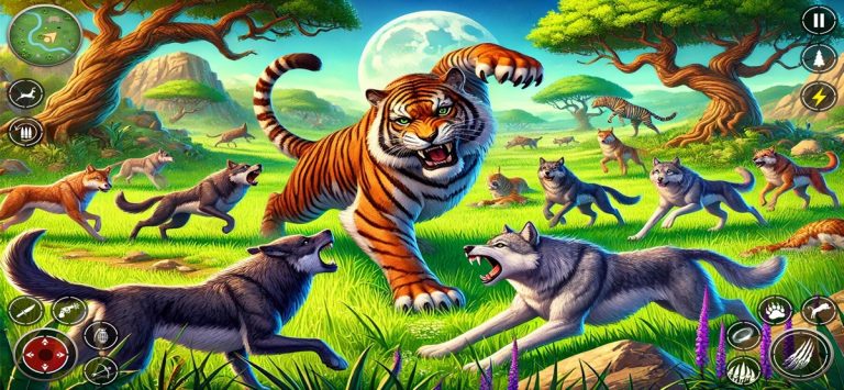 The Tiger Family Simulator 3D для iOS — скриншот 4
