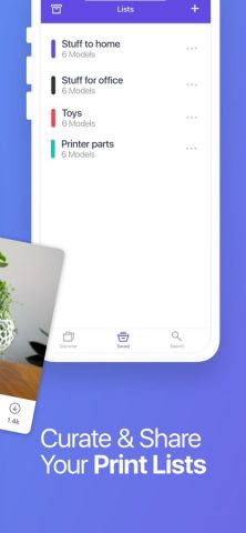 Thinger — 3D Printing Models для iOS — скриншот 4