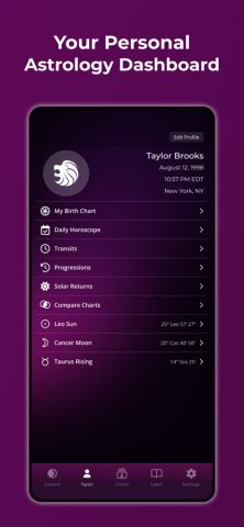 TimePassages Astrology для iOS — скриншот 4