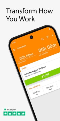 Timesheet — Time Tracker для Android — скриншот 1