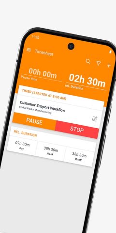 Timesheet — Time Tracker для Android — скриншот 2