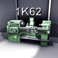 Токарный симулятор 1К62 для iOS