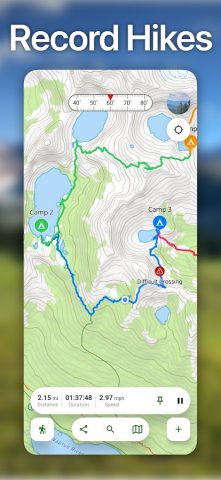 Topo Maps+ для Android — скриншот 2