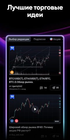 TradingView: Все мировые рынки для Android — скриншот 4