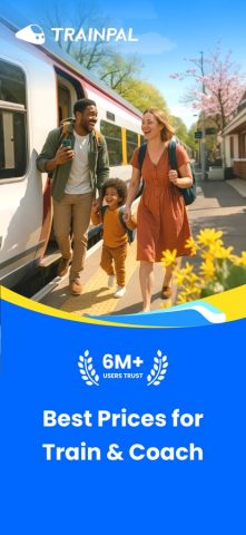 TrainPal: Cheap train tickets для iOS — скриншот 1