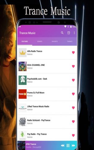 Trance Music для Android — скриншот 1
