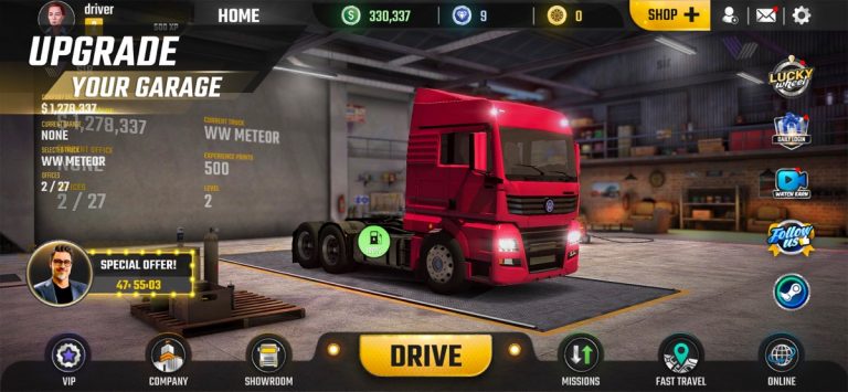 Truck Simulator: World для iOS — скриншот 1