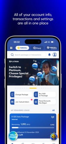 Turkcell для iOS — скриншот 1