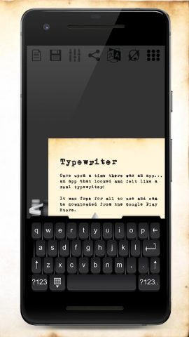 Typewriter для Android — скриншот 1