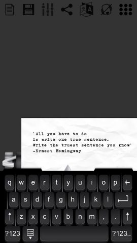 Typewriter для Android — скриншот 3
