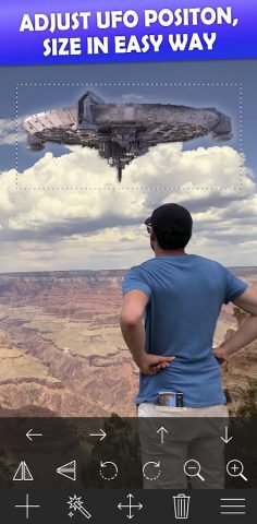 UFO (НЛО) на Фото — редактор для Android — скриншот 2