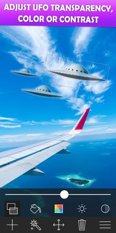 UFO (НЛО) на Фото — редактор для Android — скриншот 4