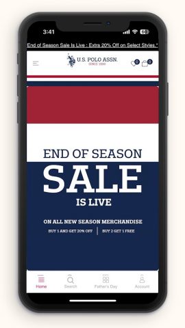 U.S. Polo Assn. для Android — скриншот 1