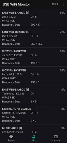 USB WiFi Monitor для Android — скриншот 2