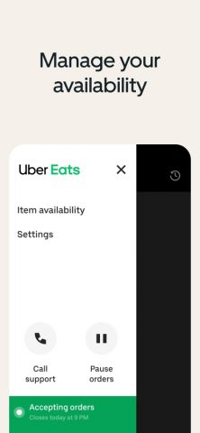 Uber Eats Orders для iOS — скриншот 2