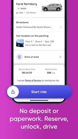 Udrive — Car Sharing & Rental для Android — скриншот 4