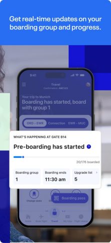 United Airlines для iOS — скриншот 2