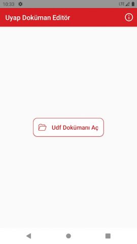 Uyap Doküman Editör для Android — скриншот 1