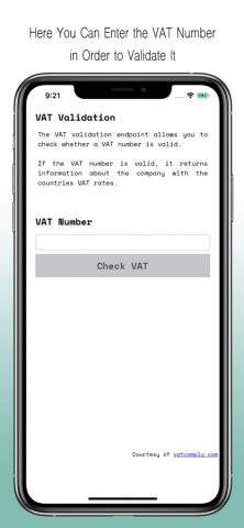 VAT Value Added Tax Validation для iOS — скриншот 2