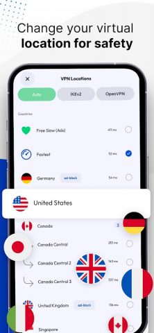 VPN 111: Warp IP DNS Changer для Android — скриншот 2