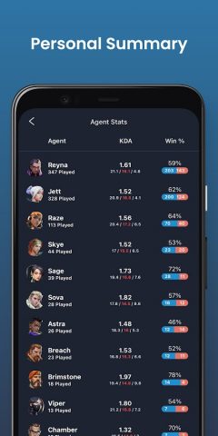 Valorant Tracker — Valking.gg для Android — скриншот 3