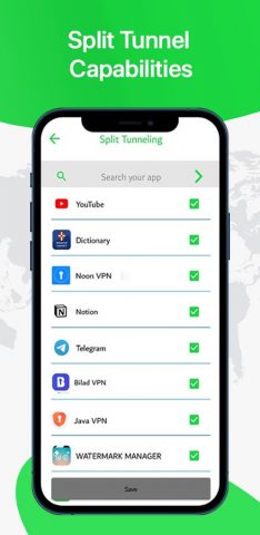 Vava VPN для Android — скриншот 2